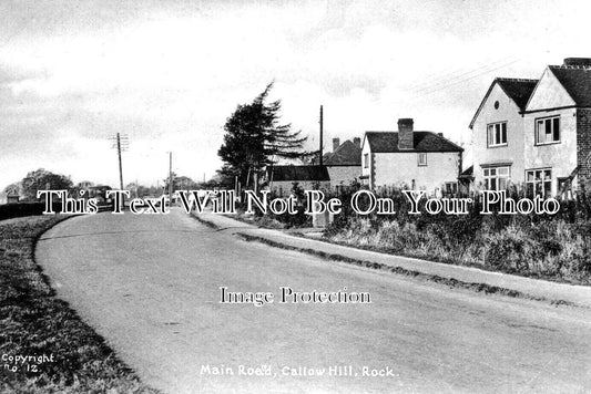 WO 1132 - Main Road, Callow Hill, Rock, Worcestershire