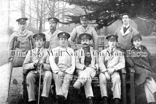 WO 1223 - Wounded Soldiers, Blackwell Hospital, Bromsgorve, Worcestershire WW1