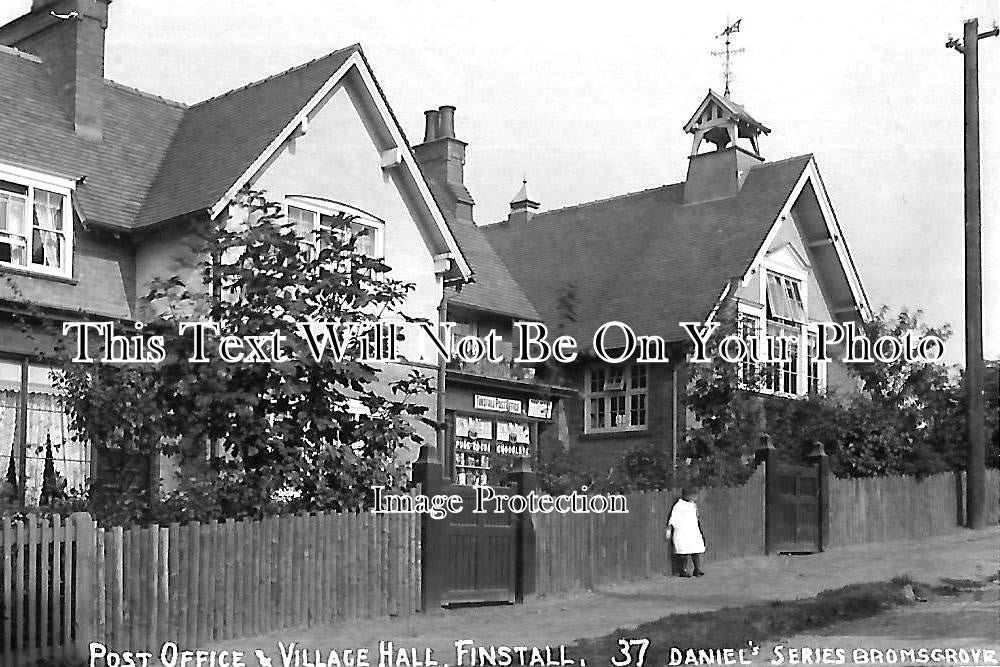 WO 1227 - Finstall Post Office & Village Hall, Worcestershire