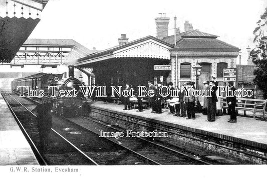 WO 1249 - Evesham Railway Station, Worcestershire