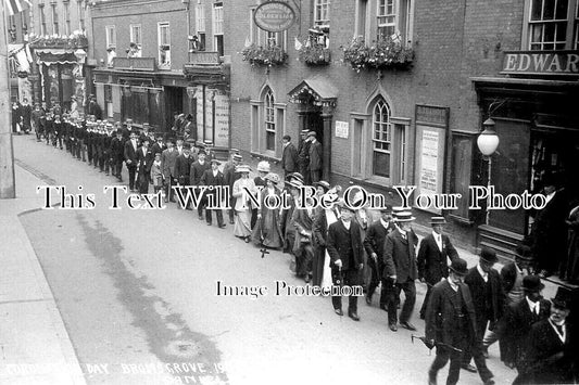 WO 1258 - Coronation Day, Bromsgrove, Worcestershire 1911