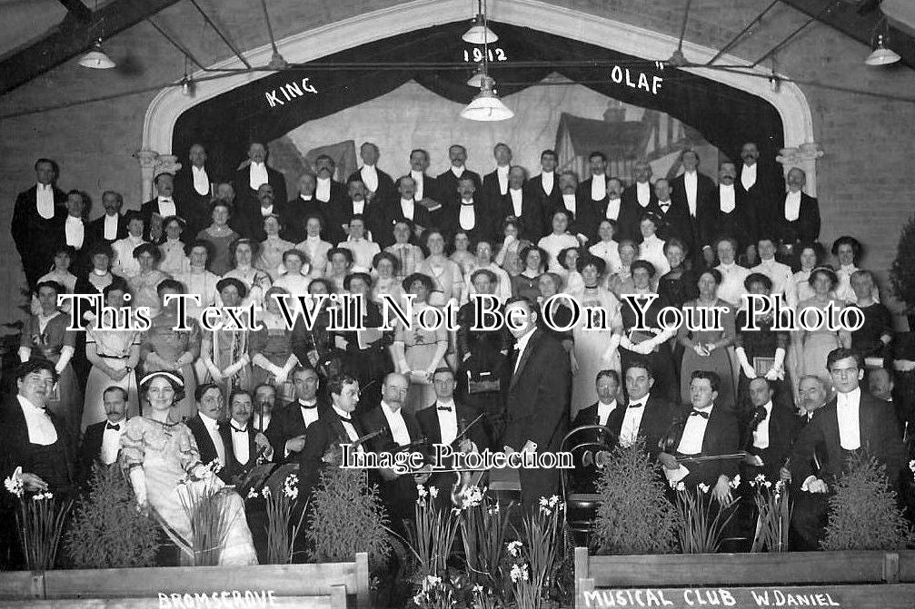 WO 126 - Bromsgrove Musical Club, Worcestershire c1912