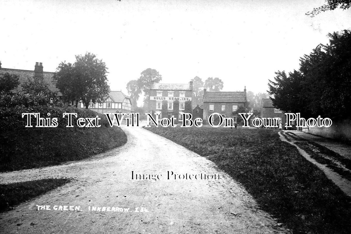 WO 1304 - The Green & Bulls Head Inn Pub, Inkberrow, Worcestershire ...