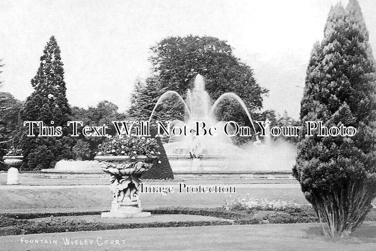 WO 1327 - Whitley Court Fountain, Worcestershire