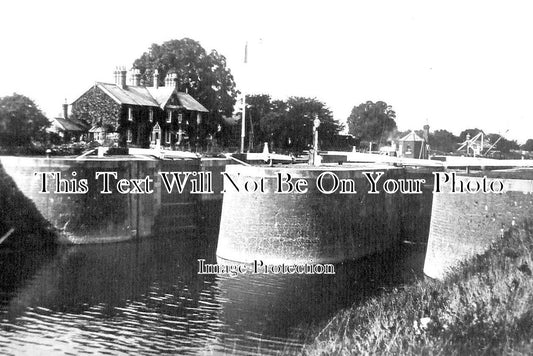 WO 1331 - Diglis Lock, Kingsway, Worcester, Worcestershire c1910