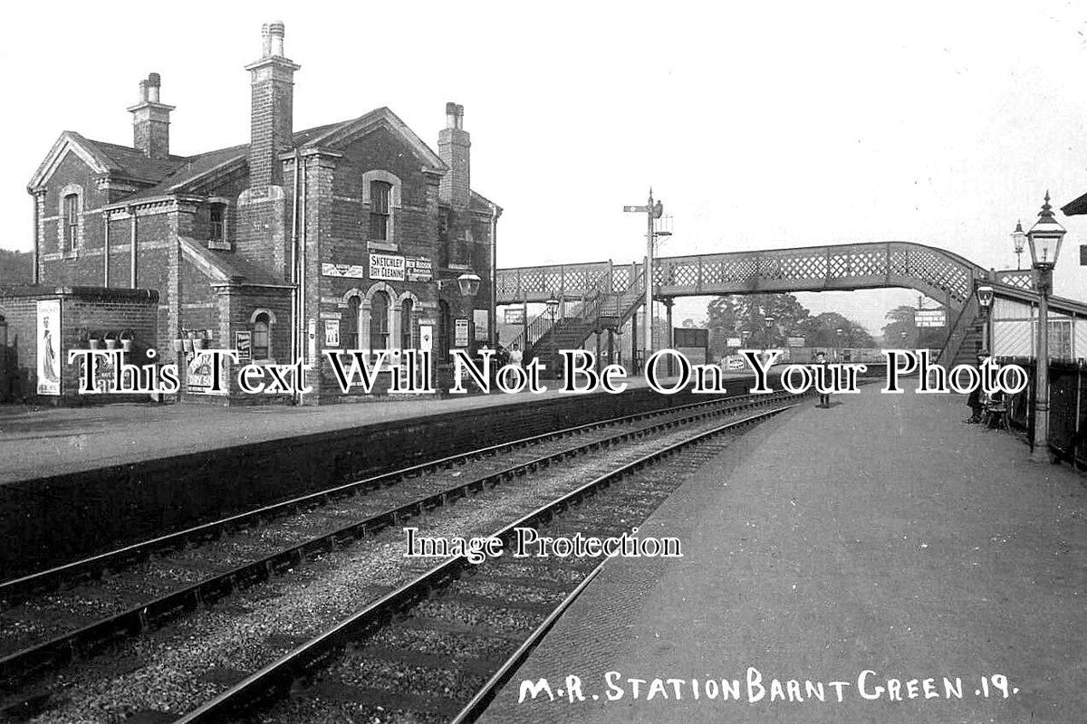 WO 1345 - Barnt Green Railway Station, Worcestershire