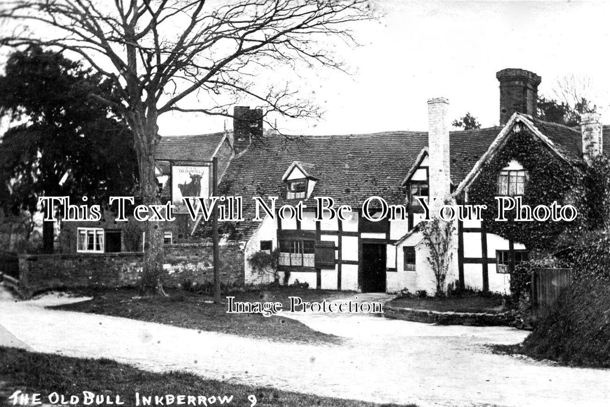 WO 1352 - The Old Bull Inn pub, Inkberrow, Worcestershire