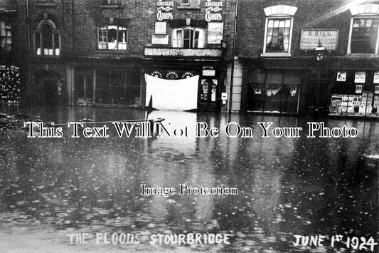 WO 1362 - The Floods, Stourbridge, Worcestershire 1924