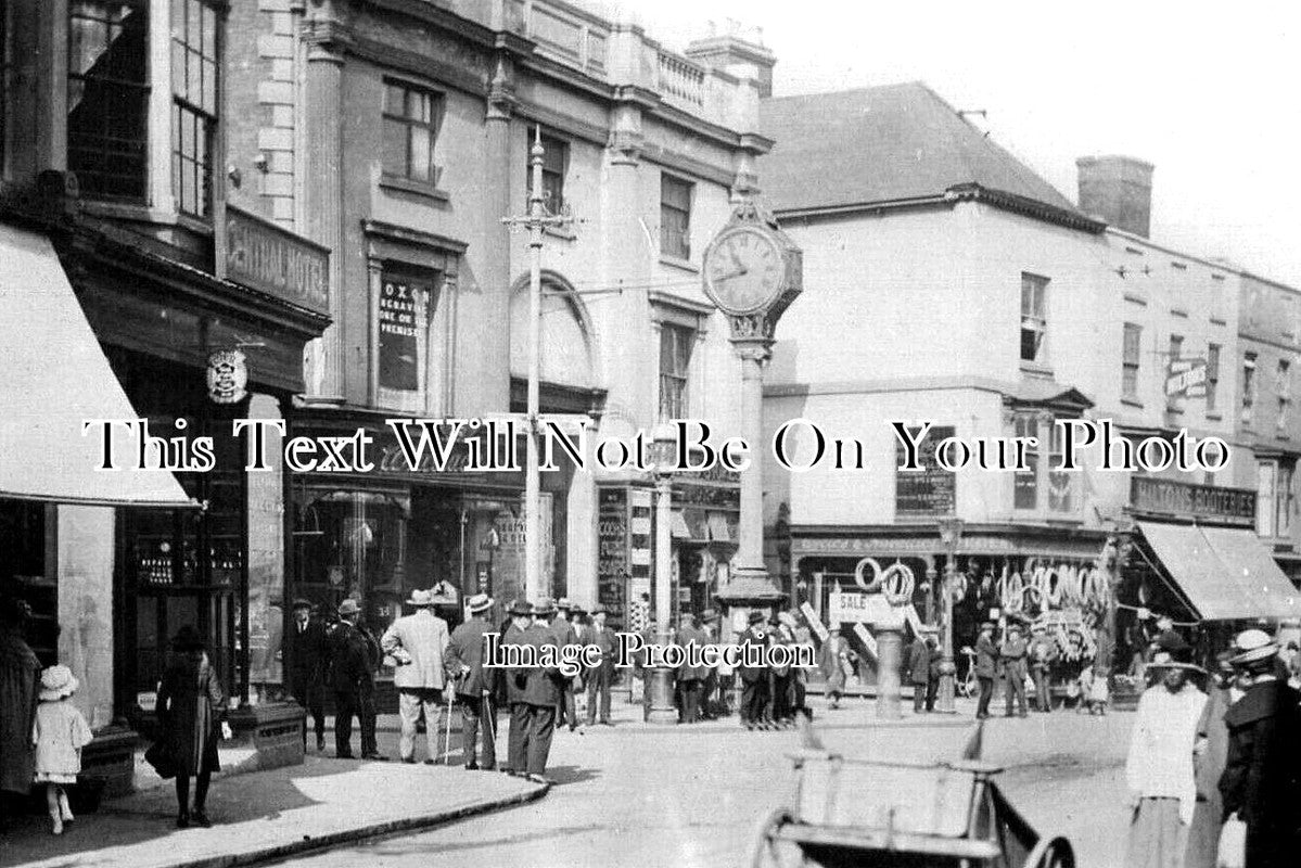 WO 1365 - Stourbridge Town Clock, Worcestershire c1918