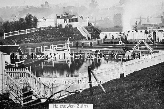 WO 1387 - Halesowen Baths, Swimming, Worcestershire