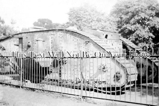 WO 1407 - Stourbridge WW1 Tank, Promenade Gardens, Worcestershire 1939