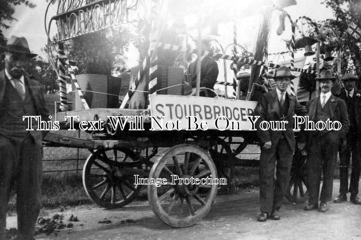 WO 1408 - Stourbridge Blind Institute Carnival Float, Worcestershire 1930