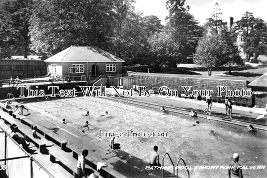 WO 1411 - Bathing Pool, Priory Park, Malvern, Worcestershire