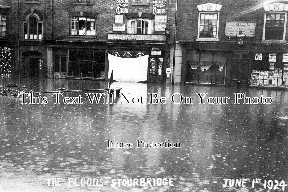 WO 1416 - The Floods, Stourbridge, Worcestershire 1924