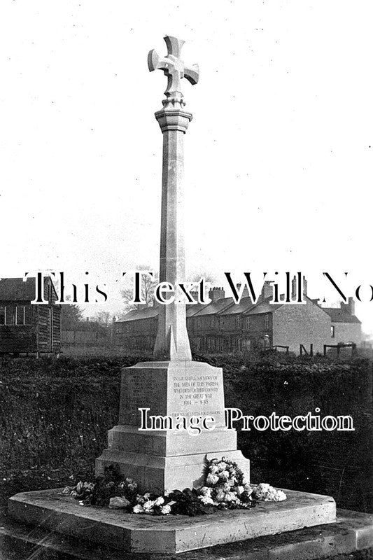 WO 1421 - Finstall War Memorial, Bromsgrove, Worcestershire