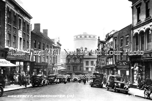 WO 1424 - High Street, Kidderminster, Worcestershire