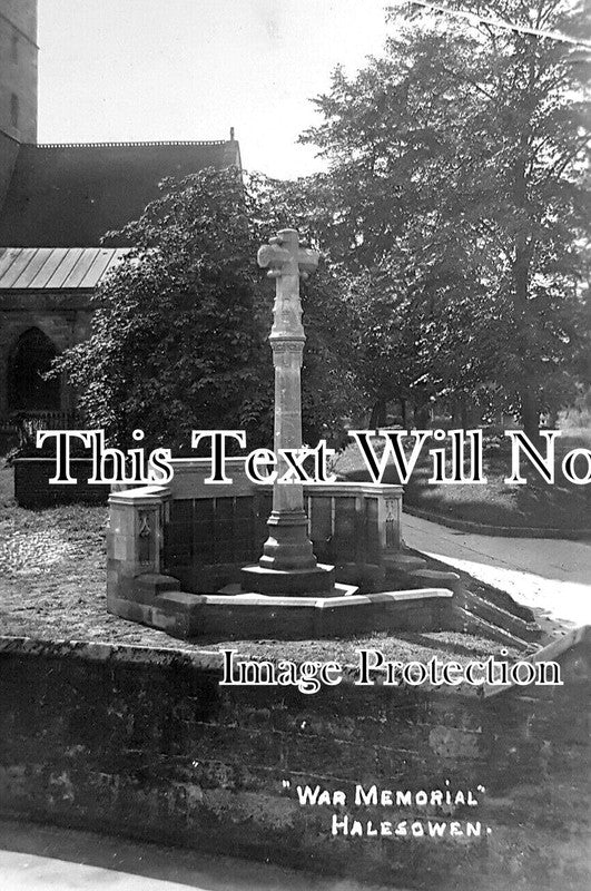 WO 1426 - Halesowen War Memorial, Worcestershire c1922