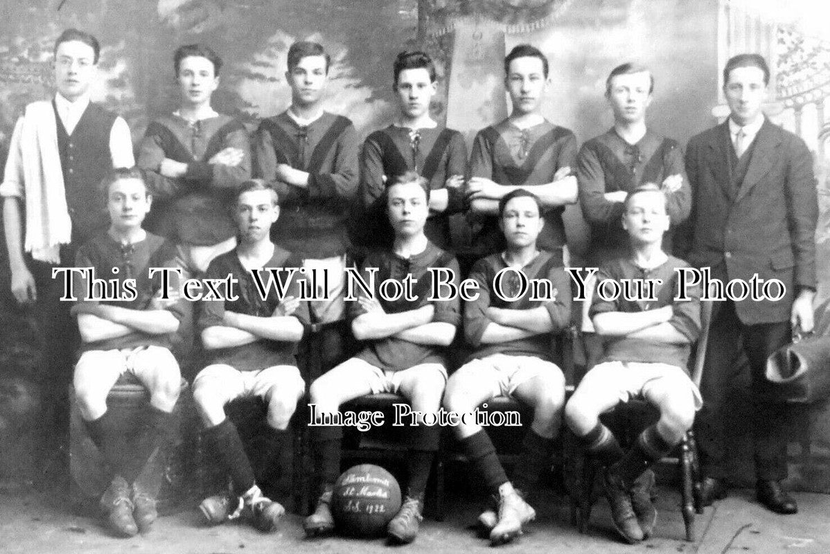 WO 1437 - St Marks Football Team, Stambermill, Stourbridge c1922