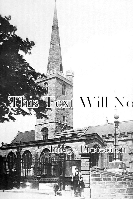 WO 1461 - St John The Baptist Church, Halesowen, Worcestershire c1909