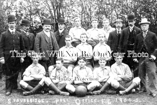 WO 1471 - Stourbridge Post Office Football Club, Worcestershire 1904-05