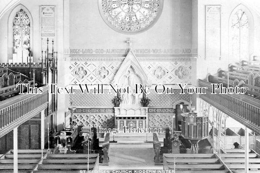 WO 1504 - St Georges Church, Kidderminster, Worcestershire c1905