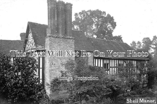 WO 1505 - Shell Manor, Himbleton, Worcestershire c1908