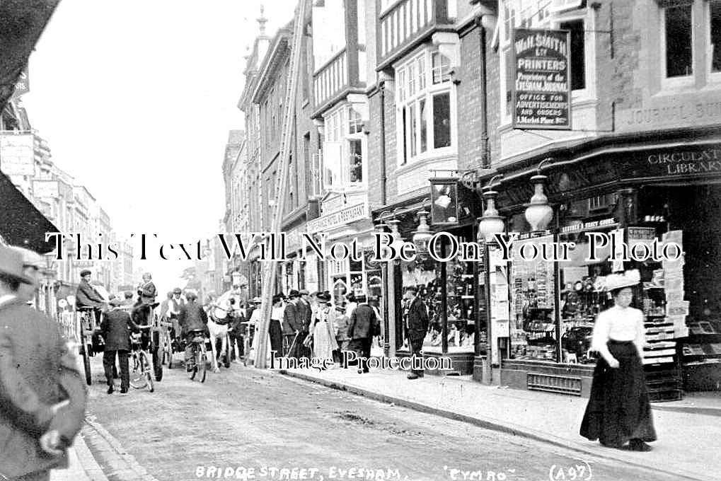 WO 1537 - Bridge Street, Evesham, Worcestershire c1908