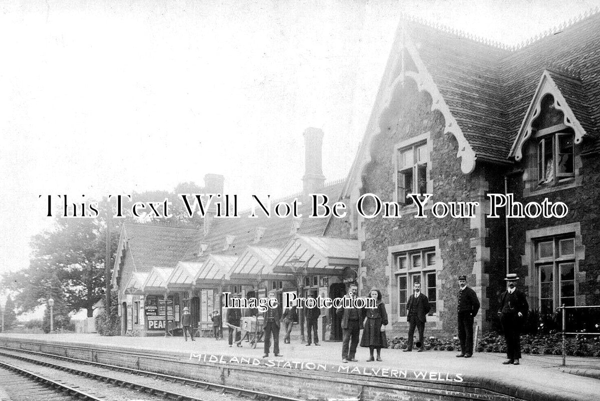 WO 1553 - Malvern Wells Midland Railway Station, Worcestershire