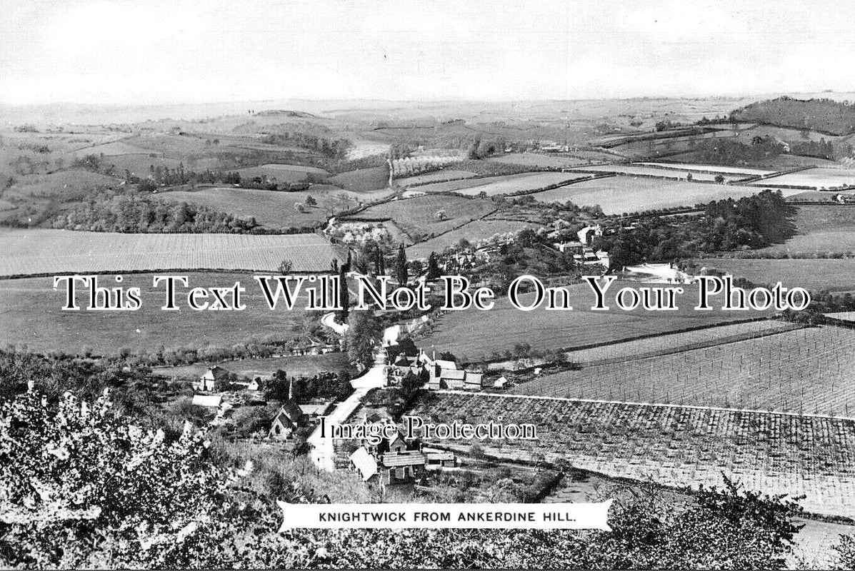 WO 1607 - Knightwick From Ankerdine Hill, Worcestershire