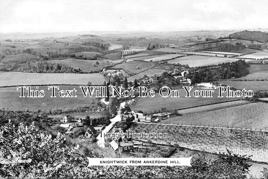 WO 1607 - Knightwick From Ankerdine Hill, Worcestershire