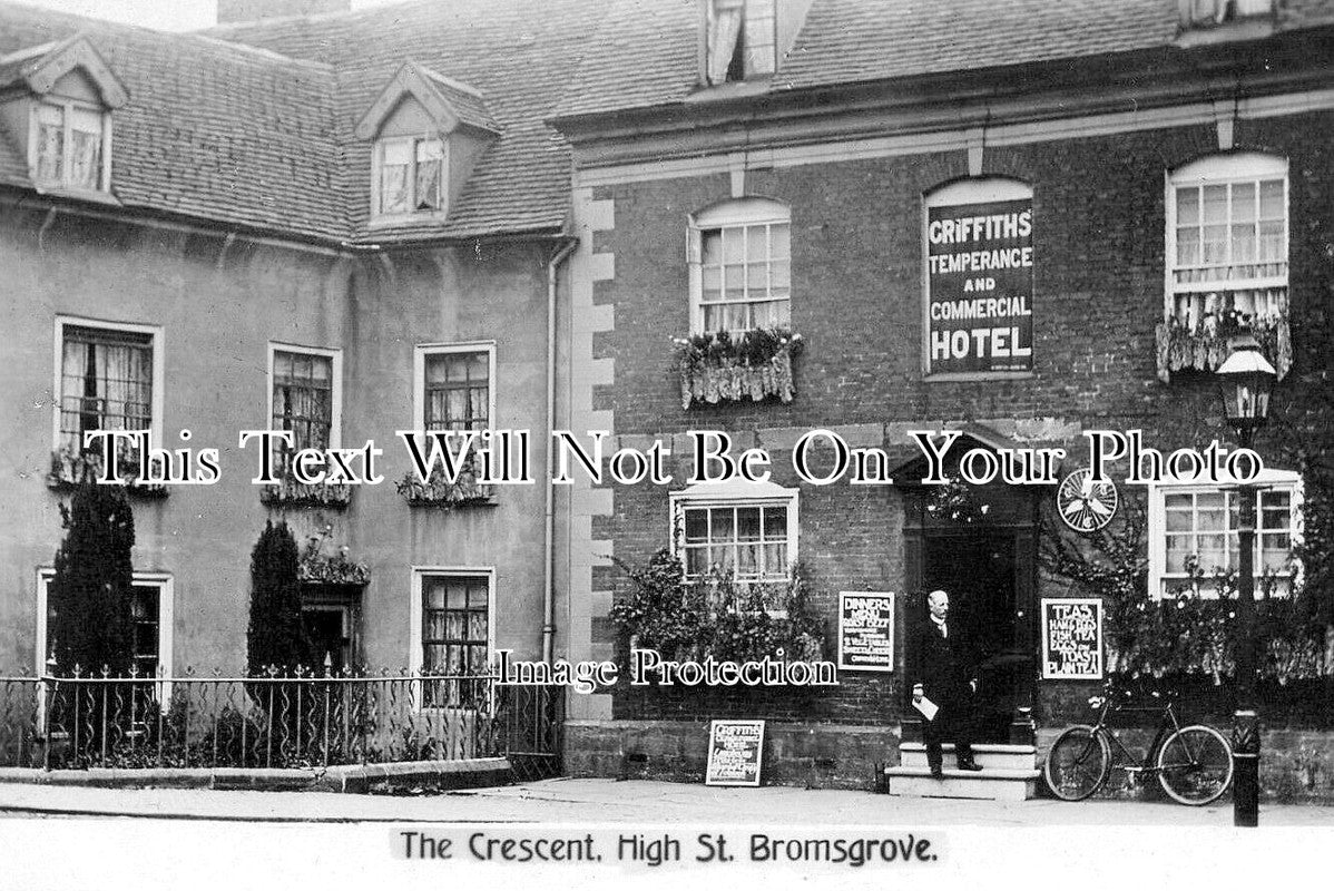 WO 1613 - The Crescent, High Street, Bromsgrove, Worcestershire