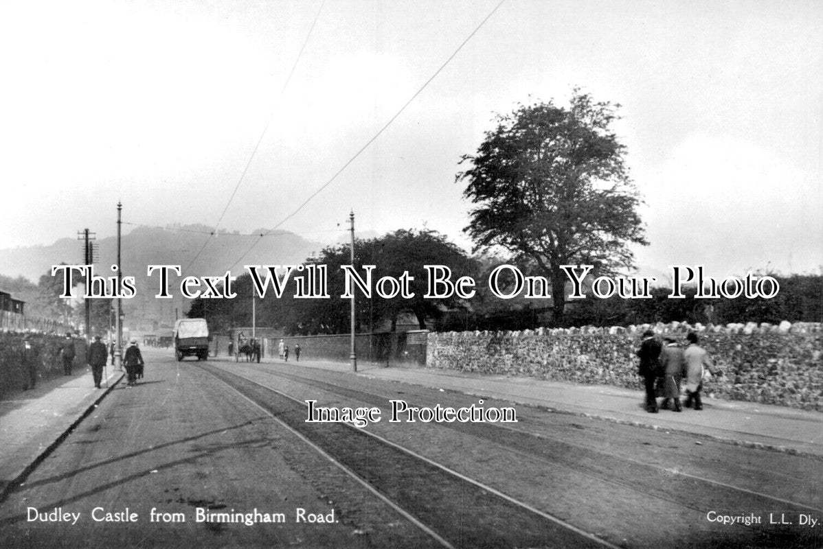 WO 1658 - Dudley Castle From Birmingham Road, Worcestershire