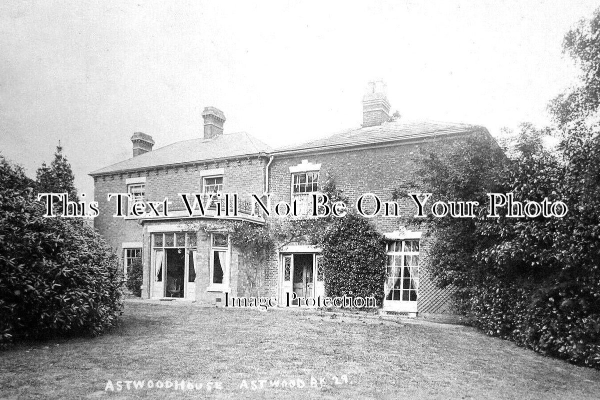 WO 1699 - Astwood House, Astwood, Worcestershire c1907