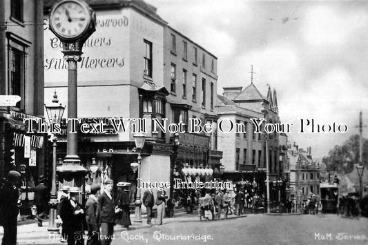 WO 171 - High Street & Town Clock, Stourbridge, Worcestershire