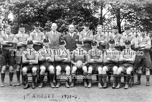 WO 1722 - 1st Rugger Squad, Hulme Grammar School, Manchester 1931