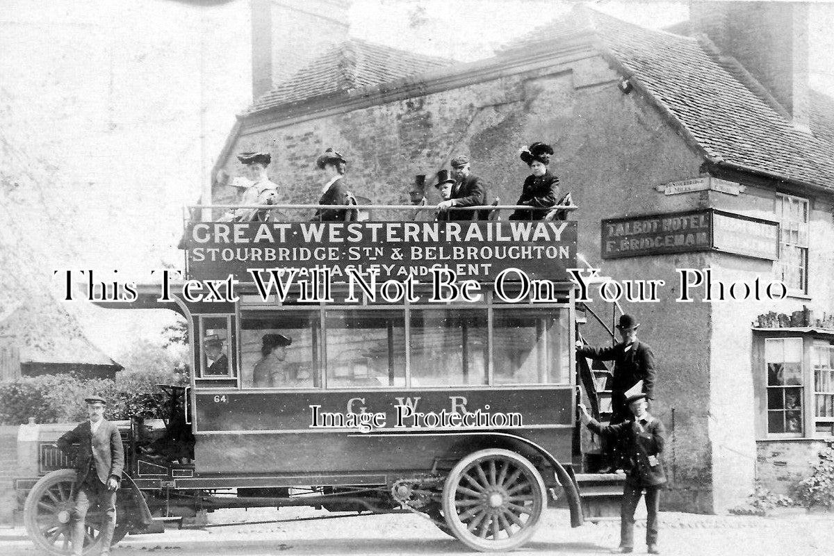 WO 173 - GWR Bus Terminus, Talbot Hotel, Worcestershire