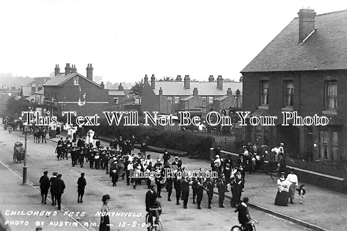 WO 1738 - Childrens Fete, Northfield, Worcestershire 1909