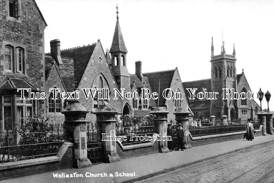 WO 1751 - Wollaston Church & School, Worcestershire