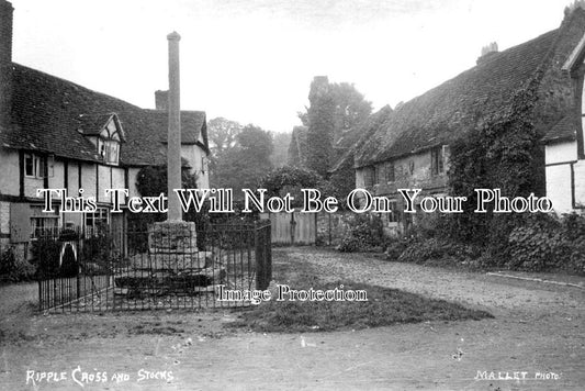 WO 1785 - Ripple Cross & Stocks, Mallet, Worcestershire