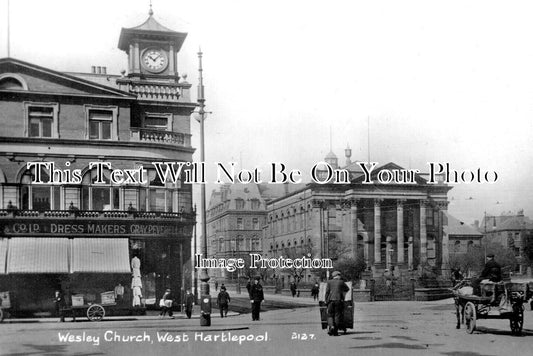 WO 1821 - Wesley Church, West Hartlepool, Worcestershire c1912