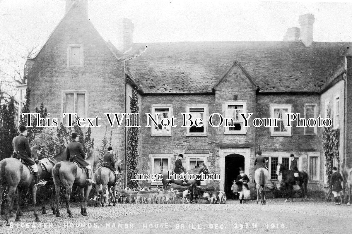 WO 256 - Bicester Hounds, Manor House, Brill, Worcestershire c1910