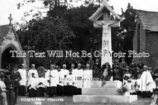 WO 277 - Sedgeberrow Crucifix War Memorial Ceremony, Worcestershire 1919