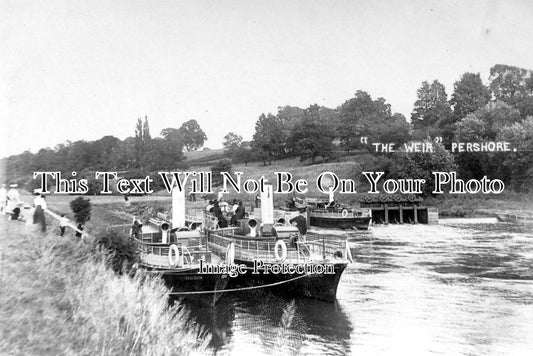 WO 324 - The Weir, Pershore, Worcestershire c1908