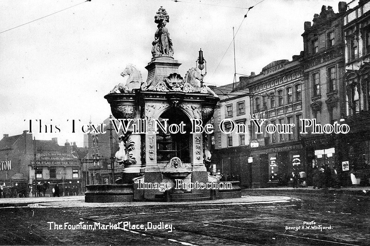 WO 33 - The Fountain & Market Place, Dudley, Worcestershire