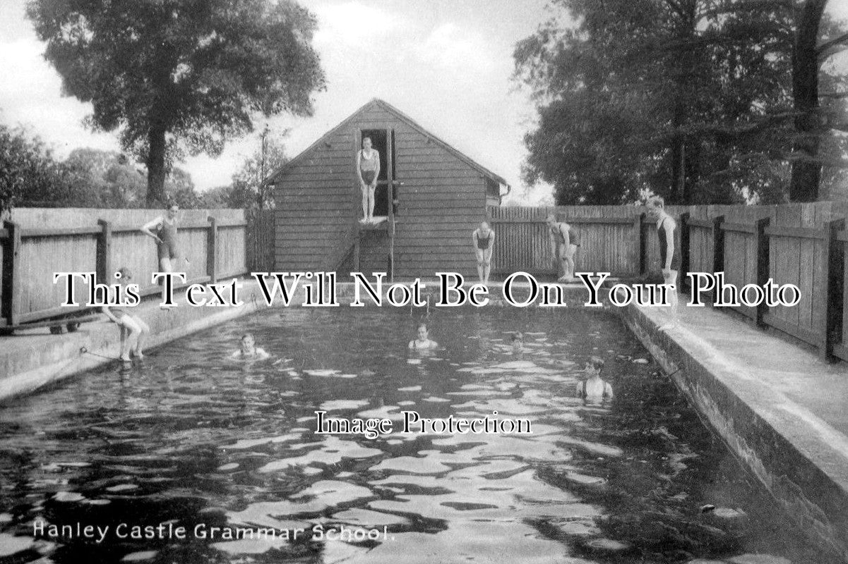 WO 343 - Swimming Pool, Hanley Castle Grammar School, Worcestershire