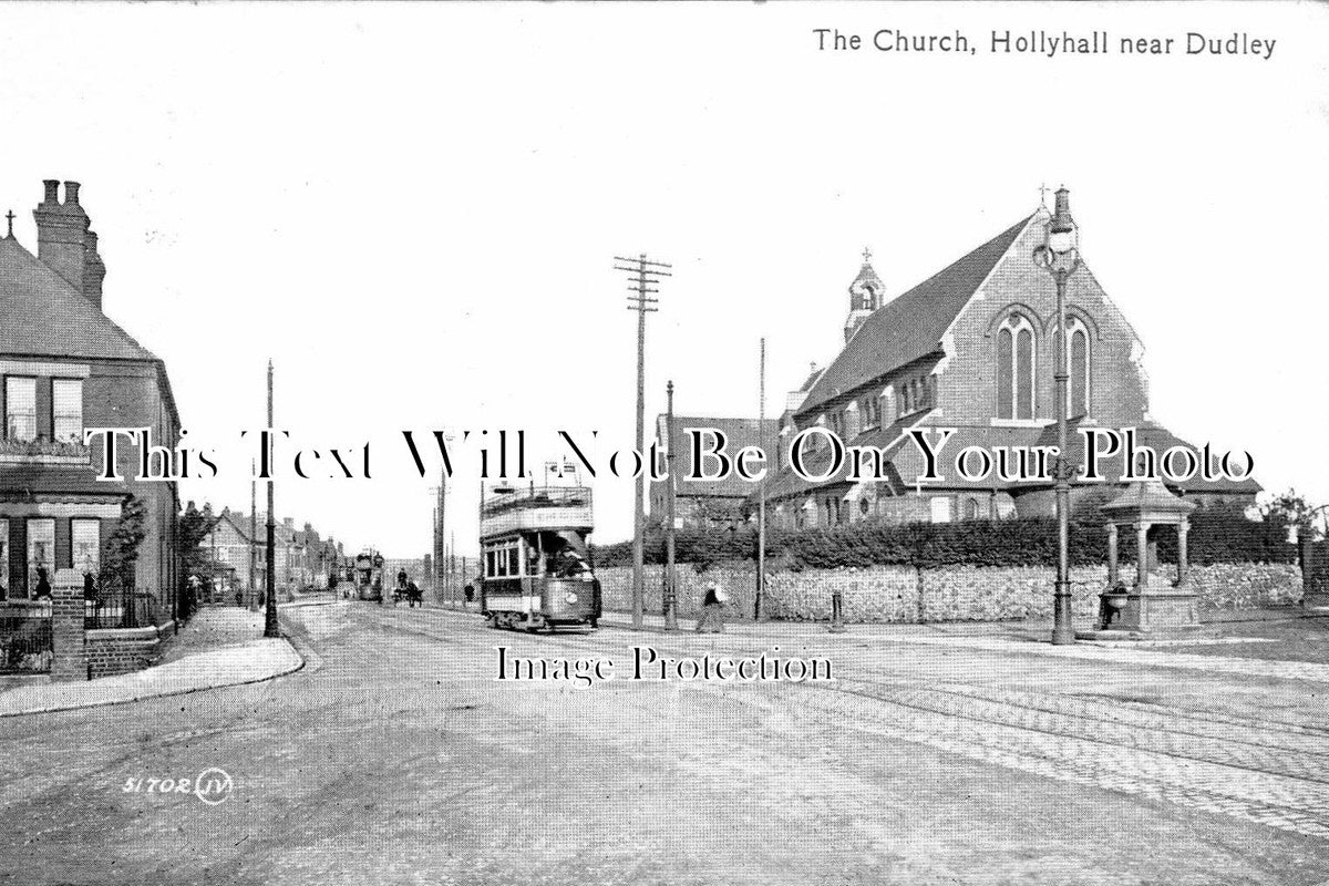 WO 383 - The Church, Hollyhall, Worcestershire c1916