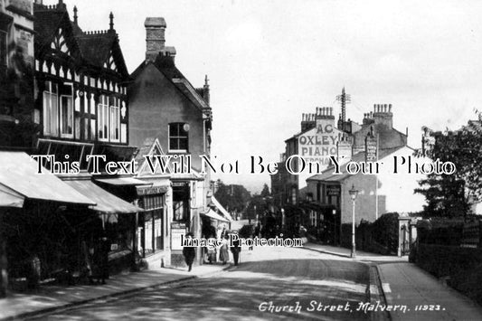 WO 387 - Church Street, Malvern, Worcestershire c1928