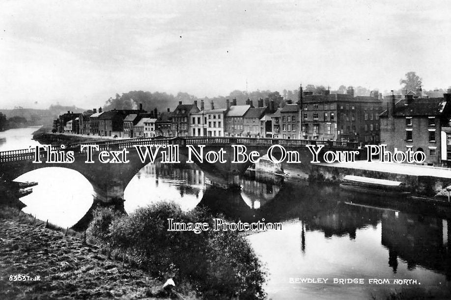 WO 412 - Bewdley Bridge From North, Worcestershire