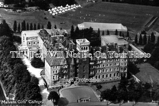 WO 418 - Aerial View Of Malvern Girls College, Worcestershire