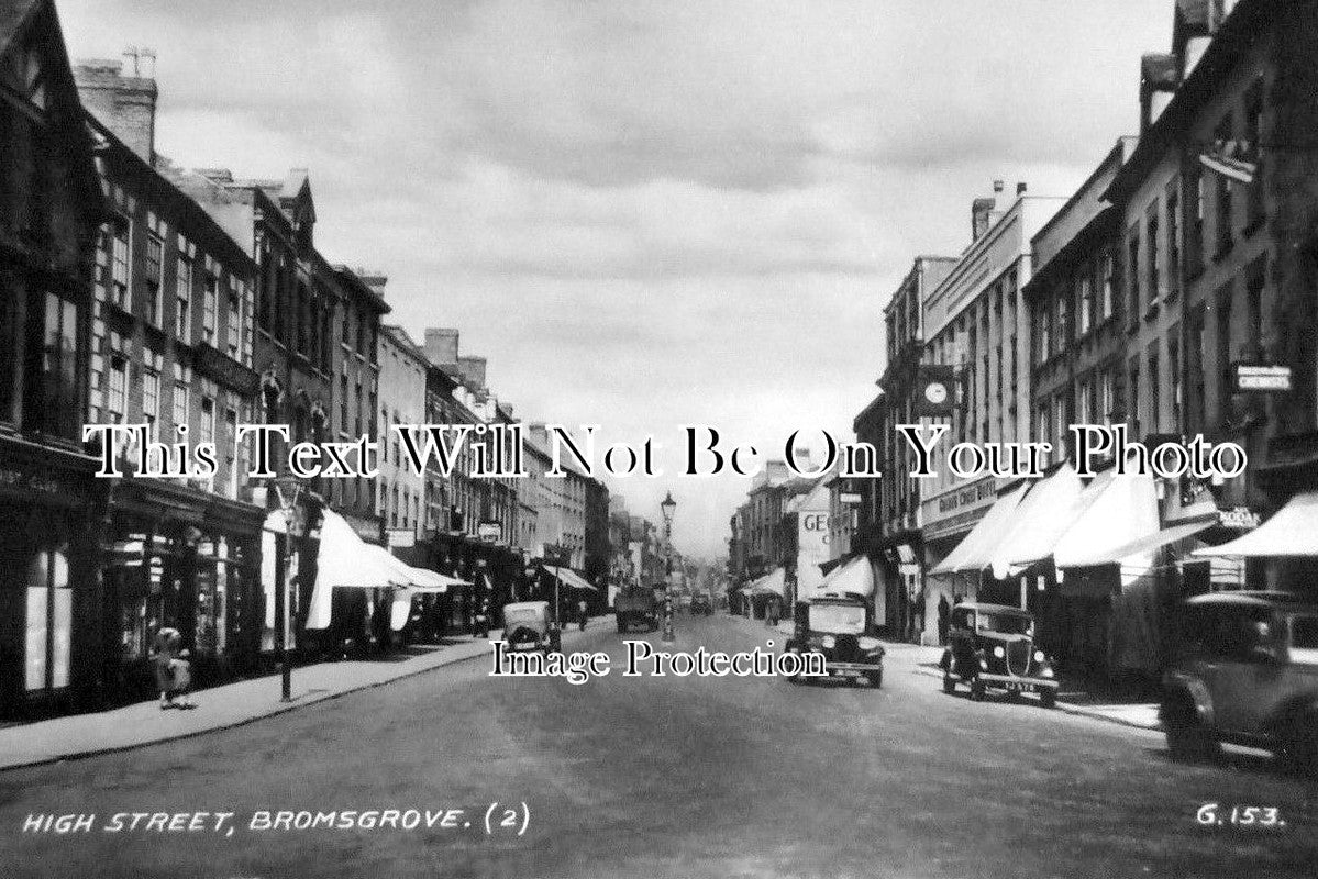 WO 429 - High Street, Bromsgrove, Worcestershire c1930